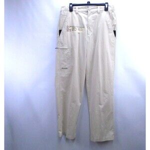 Vintage Eddie Bauer legend Earthtech Global Tek Men 34 x 34 Pants Cream Relaxed